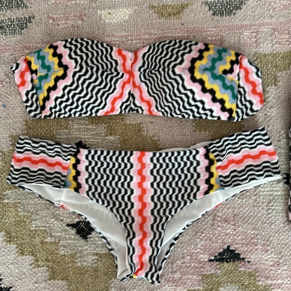 Missoni Chevron bandeau Bikini Set - Picture 2 of 3